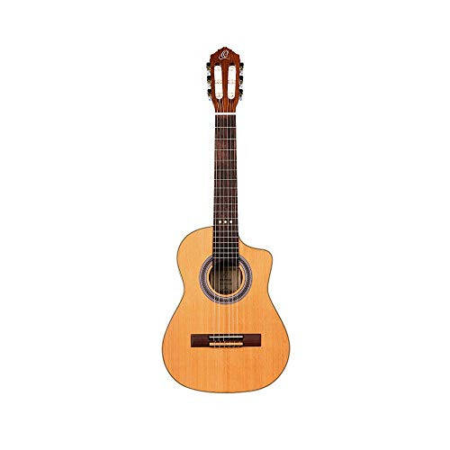 Ortega Guitars Requinto Series 6 String Acoustic Guitar, Right (RQC25) - 2