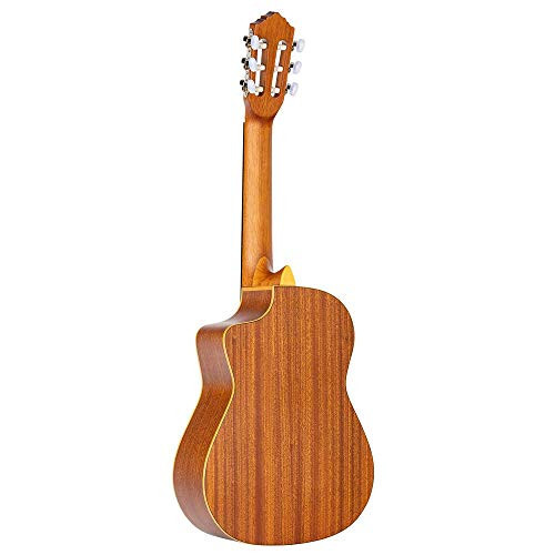 Ortega Guitars Requinto Series 6 String Acoustic Guitar, Right (RQC25) - 5