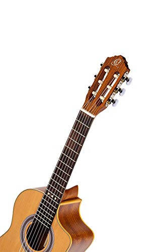 Ortega Guitars Requinto Series 6 String Acoustic Guitar, Right (RQC25) - 7