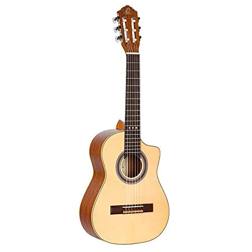 Ortega Guitars Requinto Series 6 String Acoustic Guitar, Right, Spruce, 22 Inches (RQ25) - Ortega Guitars