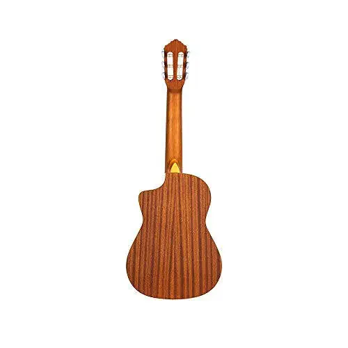 Ortega Guitars Requinto Series 6 String Acoustic Guitar, Right, Spruce, 22 Inches (RQ25) - 4