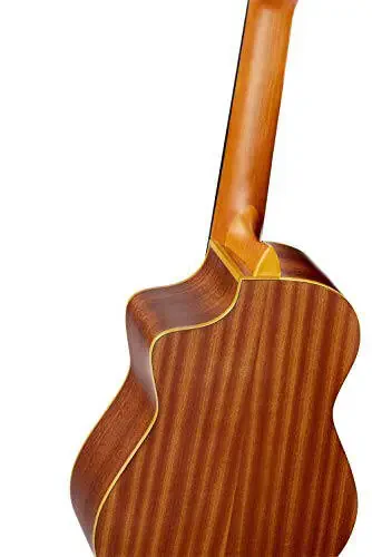 Ortega Guitars Requinto Series 6 String Acoustic Guitar, Right, Spruce, 22 Inches (RQ25) - 6