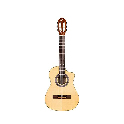 Ortega Guitars Requinto Series 6 String Acoustic Guitar, Right, Spruce, 22 Inches (RQ25) - Ortega Guitars (1)