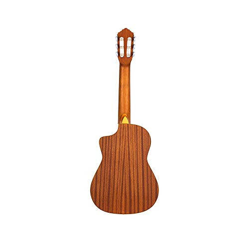 Ortega Guitars Requinto Series 6 String Acoustic Guitar, Right, Spruce, 22 Zoll (RQ25) - 4