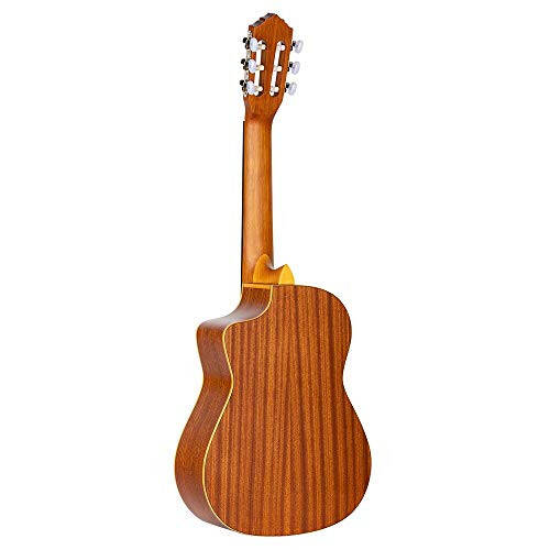 Ortega Guitars Requinto Series 6 String Acoustic Guitar, Right, Spruce, 22 Zoll (RQ25) - 5