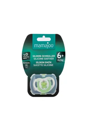 Orthodontic Pacifier, Green Frog Prince, 6+ Months, Pacifier Case, 1 Piece - 4