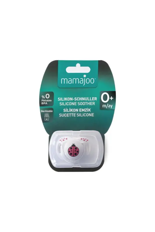 Orthodontic Pacifier, Ladybug Red, 0+ Months, Pacifier Case, 1 Piece - 6