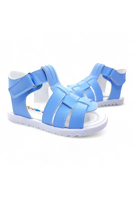 Orthopedic Baby and Kids First Step Sandal Cabrio Series Gcmcbr2415 Baby Blue-Baby Blue - 4