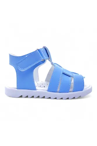 Orthopedic Baby and Kids First Step Sandal Cabrio Series Gcmcbr2415 Baby Blue-Baby Blue - 8