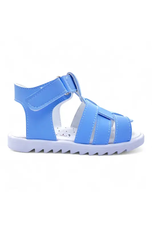 Orthopedic Baby and Kids First Step Sandal Cabrio Series Gcmcbr2415 Baby Blue-Baby Blue - 8