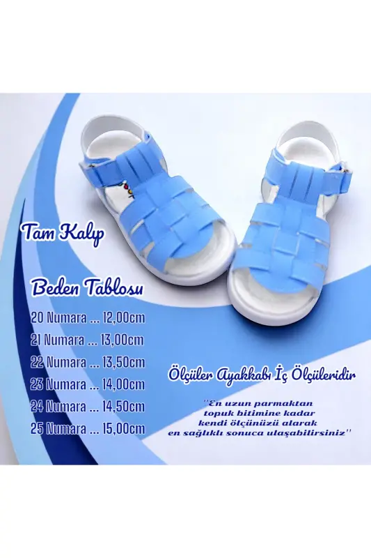 Orthopedic Baby and Kids First Step Sandal Cabrio Series Gcmcbr2415 Baby Blue-Baby Blue - 5