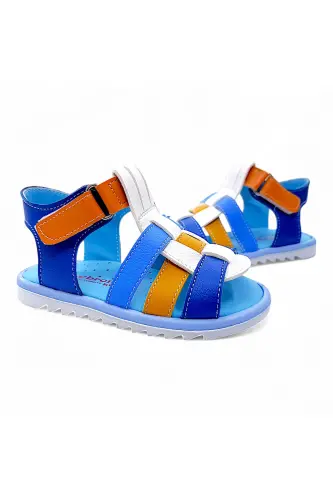 Orthopedic Boys First Step Baby and Kids Sandal Cabrio S. Gcmcbr2415 White Sax Orange-White Sax Orange - 4