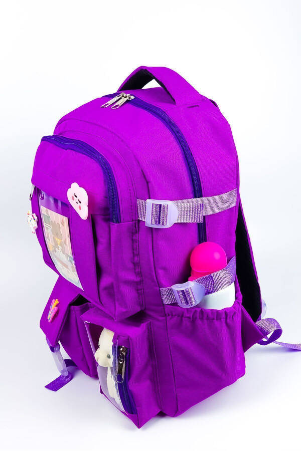 Orthopedic, fully accessorized, daily school backpack. Korean style, cute! - 6