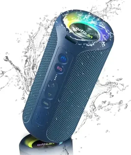 Ortizan Bluetooth karnay, IPX7 suv oʻtkazmaydigan, HD ovozli, chuqur basli, RGB yoritgichli portativ karnaylar (Eslatma: X8 Pro Navy va X8 Pro Blue turli Bluetooth versiyalari tufayli TWS orqali ulanmaydi) - ORTIZAN