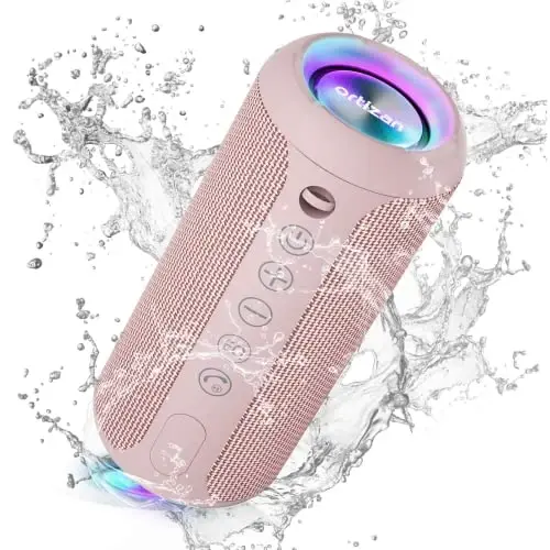 Ortizan Portativ Bluetooth Karnaylar, IPX7 Suvga chidamli Simsiz Karnay 24W Baland Stereo Ovoz, Chuqur Bass, Bluetooth 5.3, RGB Chiroqlar, Dual Ulanish, Uy, Ochiq Havoda, Bayram uchun 30H O'yin Vaqti - 1