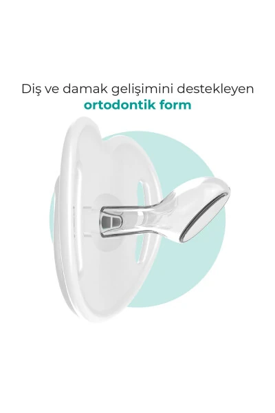Ortodontik Damaklı Emzik, Gece & Gündüz, 0+ Ay, Emzik Saklama Kutusu, 1 Adet - 3