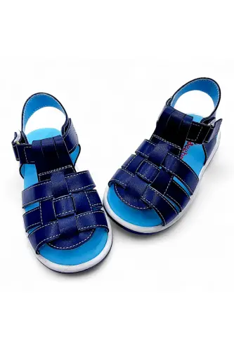 Ortopedik Erkek Ilk Adım Bebek Ve Çocuk Sandaleti Gcm Cabrio Serisi Gcmcbr2415 Lacivert - Lacivert - 3