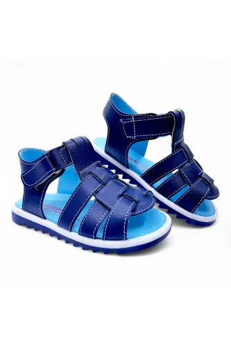 Ortopedik Erkek Ilk Adım Bebek Ve Çocuk Sandaleti Gcm Cabrio Serisi Gcmcbr2415 Lacivert - Lacivert - 6