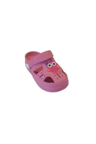 Ortopedik Kaydırmaz Tabanlı Hayvan Figürlü Çocuk Sandalet Terlik - PEMBE - 1
