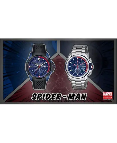 Spider-Man Chronograph Bracelet Watch 44mm - Silver-tone - 6