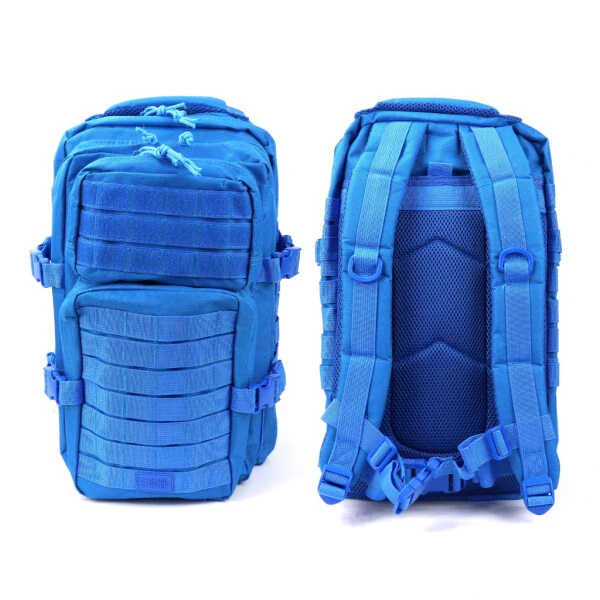 Osage River Gear Fishing Tackle Backpack with Fishing Rod Holder, Large Fishing Tackle Bag for Tackle Trays, Tackle Box Backpack for Bass Fishing Camping Traveling Hunting, Electric Eel Blue - 3
