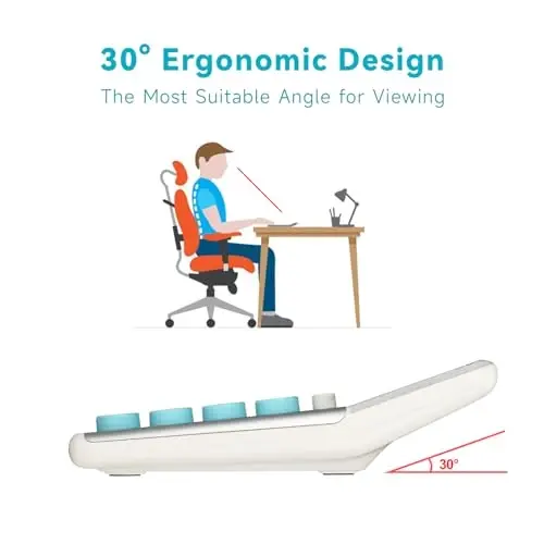OSALO Desktop Calculator Extra Large Display 12-Digit Big Buttons Accounting Calculators Battery & Solar for Office Business (FQ-450 Extra Large) - 5