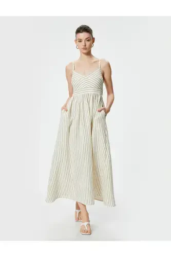 Osma uzun ko'ylak astarli cho'ntakli orqa qismi gipeli paxtali - 1