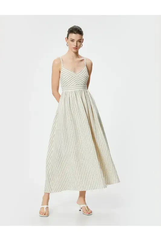 Osma uzun ko'ylak astarli cho'ntakli orqa qismi gipeli paxtali - 2