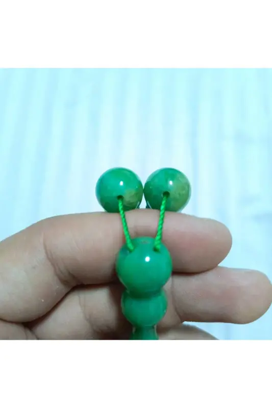 Osmanlı hamur faturan malzeme KAS tesbih.-Ebruli - 3