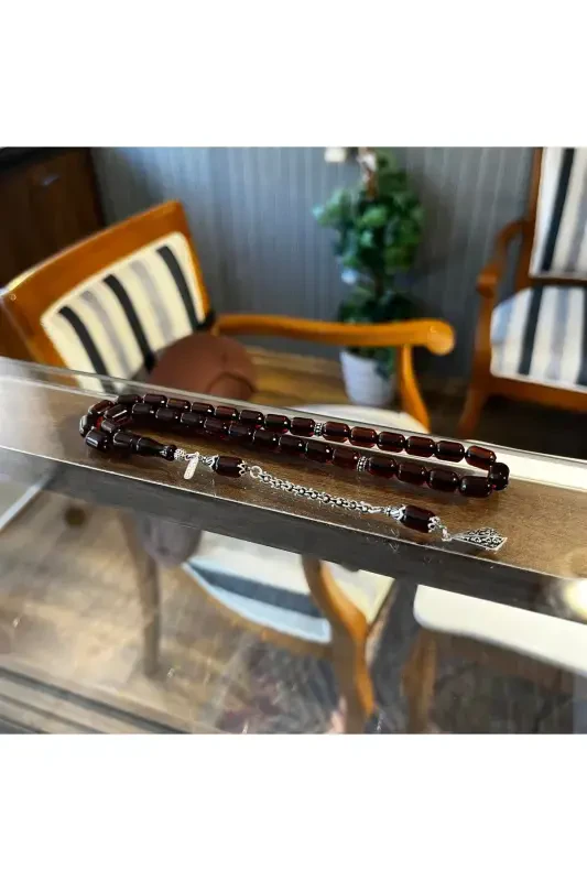 Османский стиль сжатия янтарный серебряный дизайн - 3