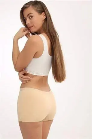 Основные лазерные женские бесшовные боксеры 3-Pack Nude - 6