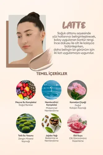 Oson qo'llaniladigan, doimiy, tabiiy ko'rinish beruvchi suyuq bronzer Juicy-pang Water Bronzer (BR02)-BR02 - 3