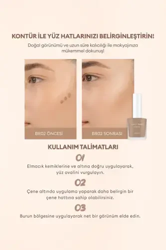 Oson qo'llaniladigan, doimiy, tabiiy ko'rinish beruvchi suyuq bronzer Juicy-pang Water Bronzer (BR02)-BR02 - 4