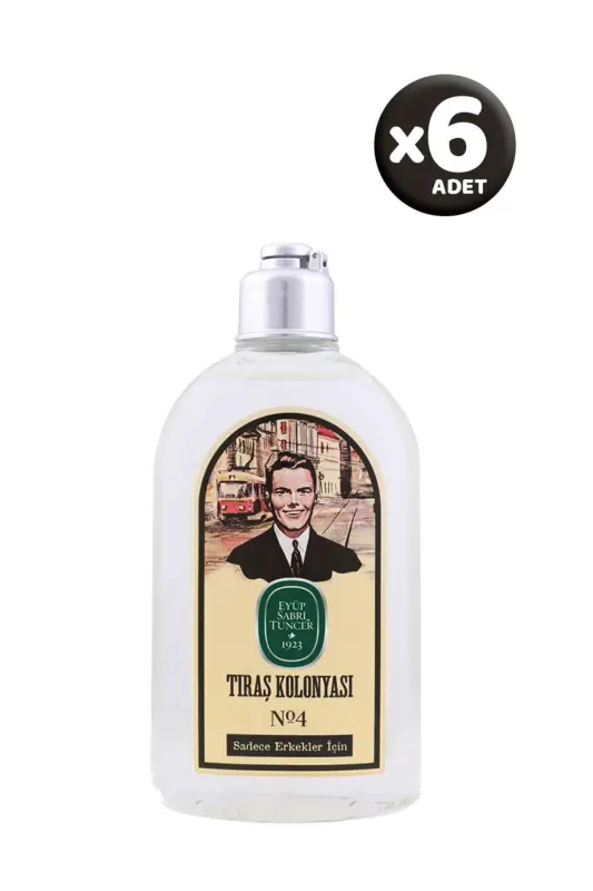 Tıraş Kolonyası No: 4 X 6 Adet - EYÜP SABRI TUNCER