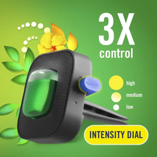 Освежитель воздуха для автомобиля Febreze, зажим для дефлектора против запахов, Gain Original, 3 штуки - 3