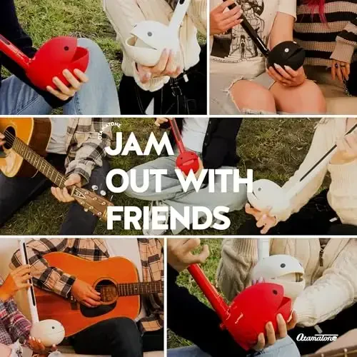 Otamatone Deluxe Elektron musiqa asbobi, kattalar uchun Portativ sintezator, Yaponiyadan Cube/Maywa Denki Cool Stuff Gifts tomonidan ishlab chiqarilgan Raqamli elektr musiqa, qora [Inglizcha qoʻllanma] - 3