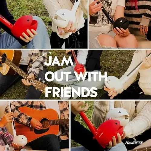 Otamatone Deluxe [English Manual] Electronic Musical Instrument Synthesizer from Japan by Cube/Maywa Denki, White - 3