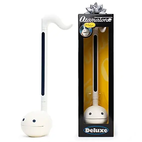 Otamatone Deluxe [Inglizcha qo'llanma] Yaponiyalik Cube/Maywa Denki kompaniyasining elektron musiqa asbobi sintezatori, Oq - 1