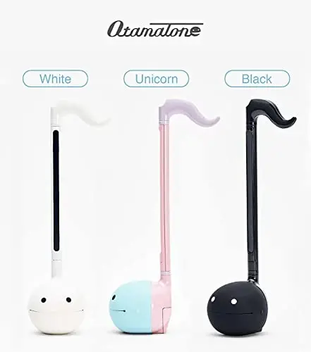 Otamatone Japanese Electronic Musical Instrument Portable Music Synthesizer from Japan by Maywa Denki Educational Fun Gift for Children, Teens & Adults - Black White Unicorn Set - OTAMATONE (1)