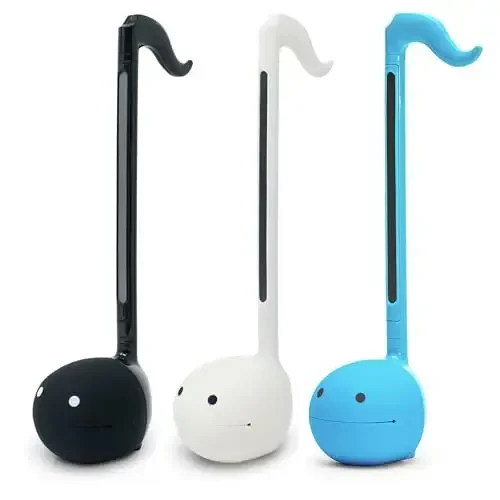 Otamatone Japanese Electronic Musical Instrument Portable Music Synthesizer from Japan by Maywa Denki Studio Award Winning, Educational Fun Gift for Children, Teens & Adults - Black - 1