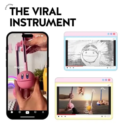 Otamatone Japanese Electronic Musical Instrument Portable Music Synthesizer from Japan by Maywa Denki Studio Award Winning Educational Fun Gift for Children, Teens & Adults - Unicorn - 4
