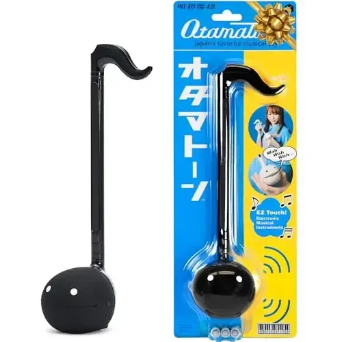 Otamatone yapon elektron musiqiy asbobi Yaponiyadan Maywa Denki Studio tomonidan ishlab chiqarilgan, mukofotga sazovor bo'lgan, bolalar, o'smirlar va kattalar uchun qiziqarli sovg'a - Qora - 1