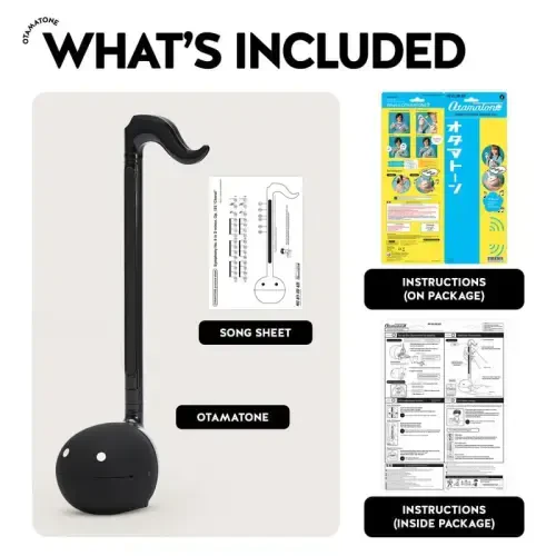 Otamatone yapon elektron musiqiy asbobi Yaponiyadan Maywa Denki Studio tomonidan ishlab chiqarilgan, mukofotga sazovor bo'lgan, bolalar, o'smirlar va kattalar uchun qiziqarli sovg'a - Qora - 6