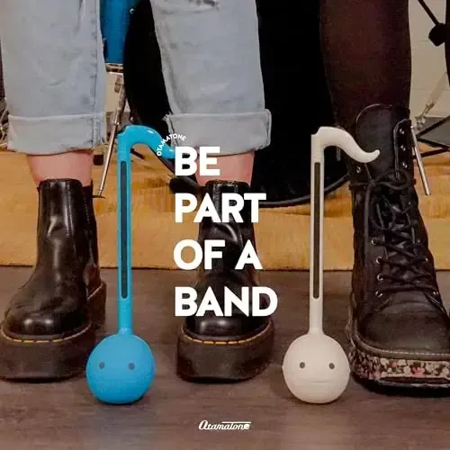 Otamatone yapon elektron musiqiy asbobi Yaponiyadan Maywa Denki tomonidan bolalar, o'smirlar va kattalar uchun o'quv o'yinchoq sovg'asi - Qora ko'k Unicorn to'plami - 4