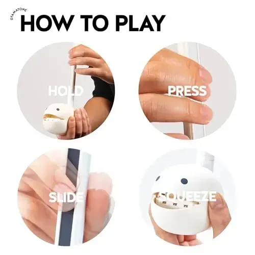 Otamatone Yaponiya elektron musiqiy asbobi Yaponiyadan Maywa Denki Studio tomonidan taqdim etilgan portativ musiqa sintezatori, mukofot sovrindori, bolalar, o'smirlar va kattalar uchun qiziqarli sovg'a - Qora - 3