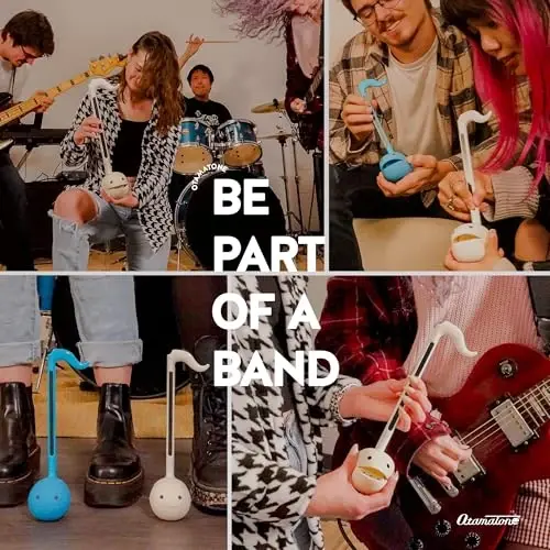 Otamatone Yaponiyalik Elektron Musiqa Asbobi Portativ Musiqa Sintezatori Maywa Denki Studiyasidan Yaponiyadan Mukofotga Sazovor Bo'lgan, Bolalar, O'smirlar va Kattalar uchun Ta'limiy Qiziqarli Sovg'a - Oq - 4