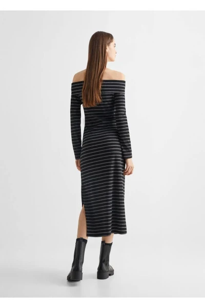 Открытое платье миди - 4