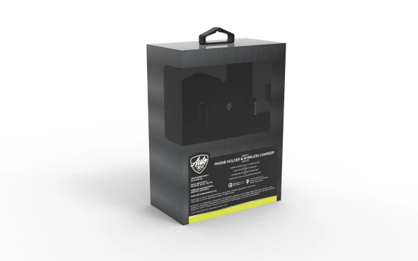 Auto Drive Silver Vent Mount Wireless Charger, Auto-Clamping, Compatible with Qi-Enabled Phones- - 4