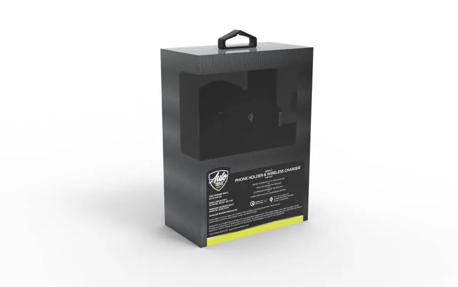 Auto Drive Silver Vent Mount Wireless Charger, Auto-Clamping, Compatible with Qi-Enabled Phones- - 4