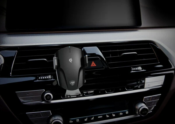 Auto Drive Silver Vent Mount Wireless Charger, Auto-Clamping, Compatible with Qi-Enabled Phones- - 6